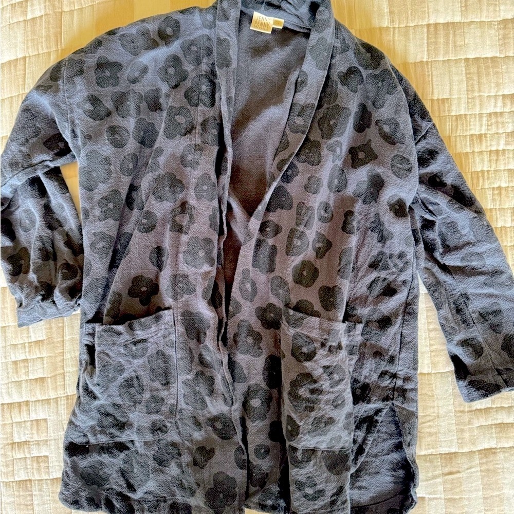 Jenny Pennywood Work Play Jacket Size 1 Faded Black